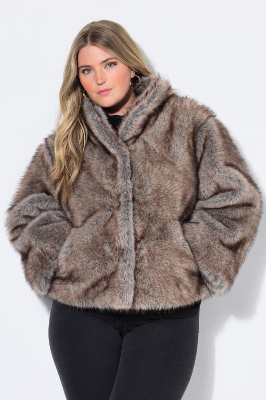 Fluffy Oversized Faux Fur Jacket
