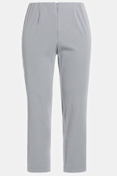 Hidden Zipper Shorter Length Stretch Pants