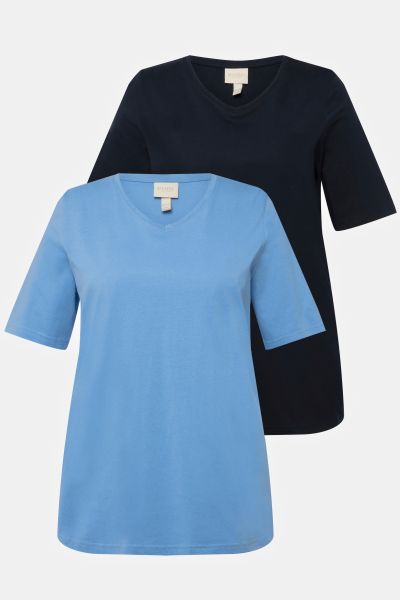2 Pack of Eco Cotton Basic Tees