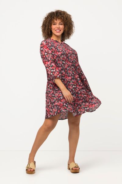 Ditsy Floral Pleated Mini Dress
