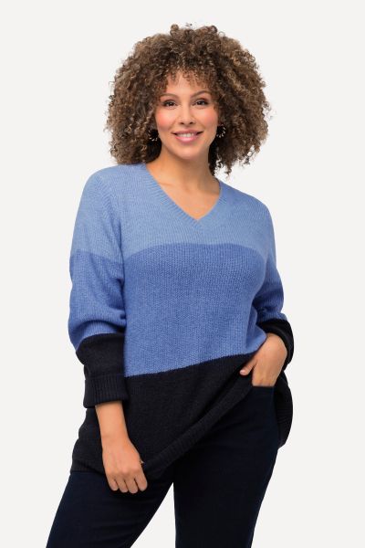 Streifen-Pullover