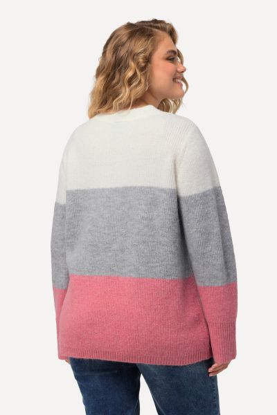 Пуловер с райета