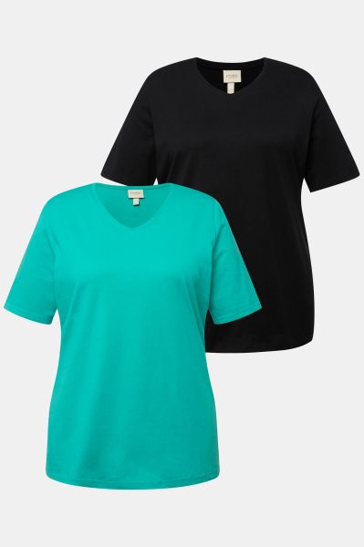 2 Pack of Eco Cotton Basic Tees
