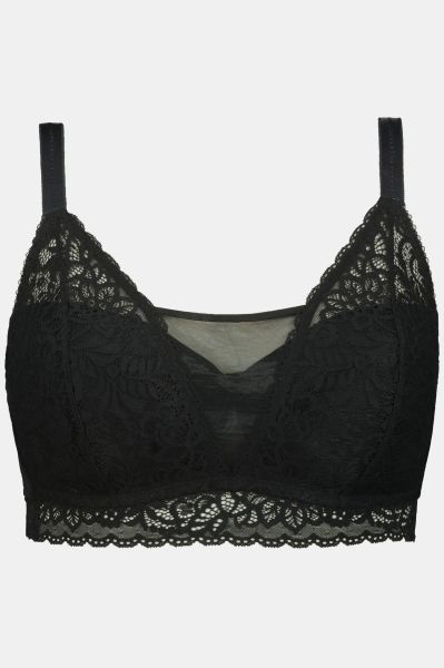 Lace Detail Soft Cup Wirefree Bustier