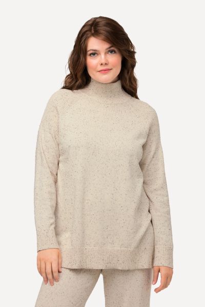 Пуловер памучен с дълги ръкави