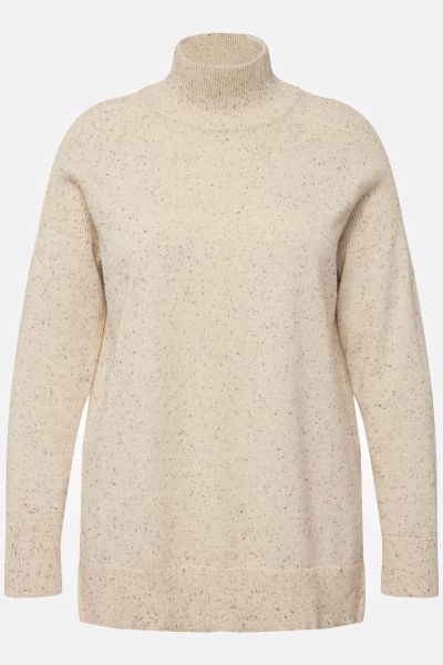 Eco Cotton Textured Long Sleeve Knit Sweater