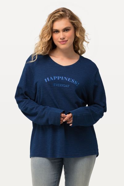 Long Sleeve Happiness Everyday Graphic Tee