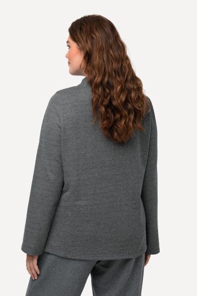 Eco Cotton Turtleneck Sweatshirt