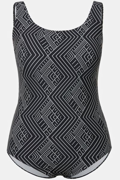 Geometric One Piece Swimsuit