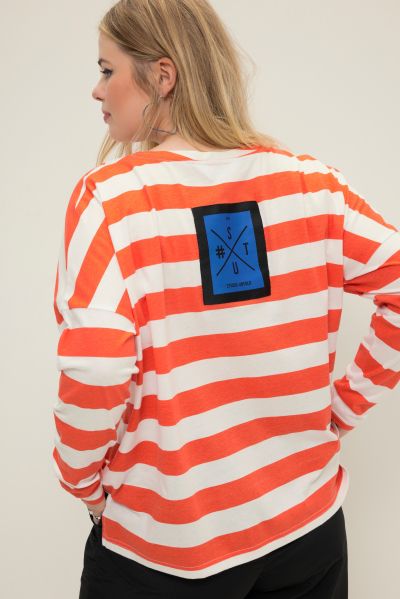 Striped Back Patch Tee