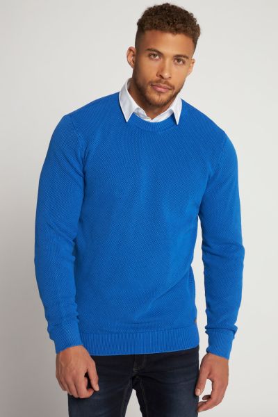 Пуловер с фина плетка