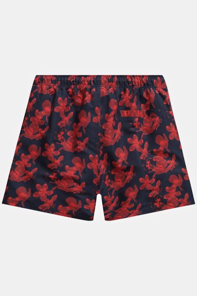 Swim shorts, elastic waistband, AOP Floral