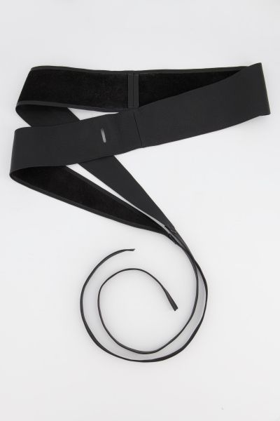 Soft Leather Tie Belt