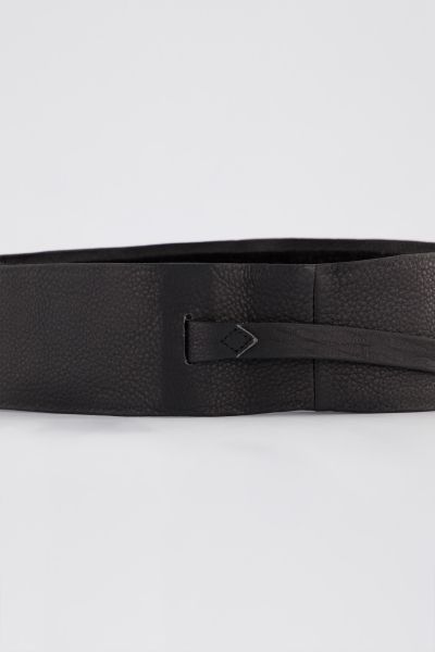 Soft Leather Tie Belt