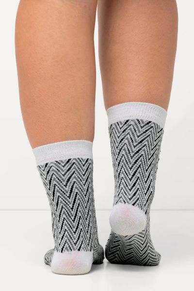 2 Pack Zigzag Socks