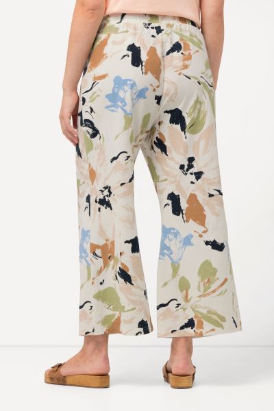 Eco Cotton Abstract Print Culottes