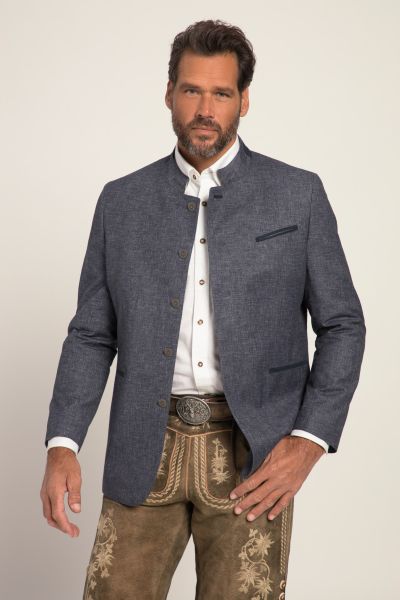 Linen Blend Traditional Janker Jacket