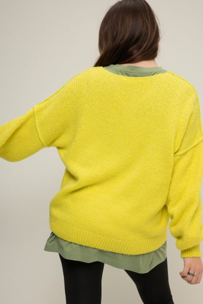 Oversized Drop Shoulder Sweater