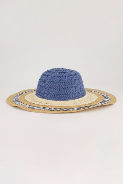 Two Tone Straw Hat