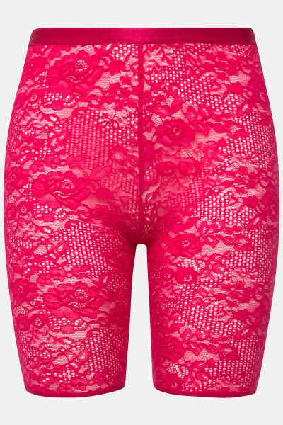 Sheer Lace Bike Shorts