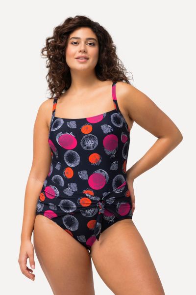 Pomegranate Print Swimsuit