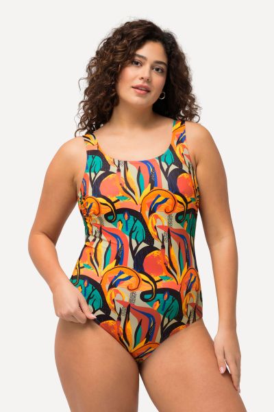 Sporty Jungle Print Swimsuit