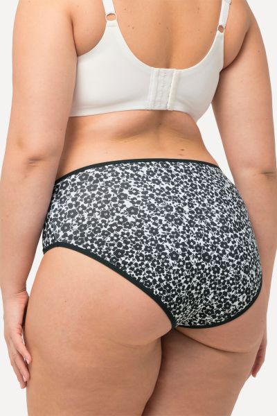 5 Pack of Midi Briefs- Ditsy Floral