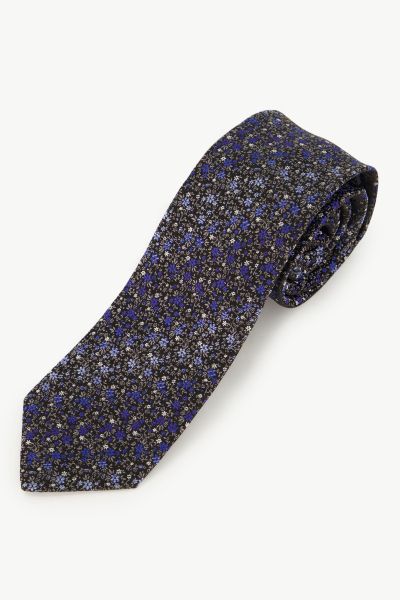Вратовръзка с флорален принт