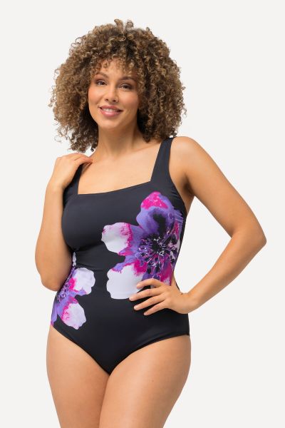 Flower Graphic One Piece Swimsuit