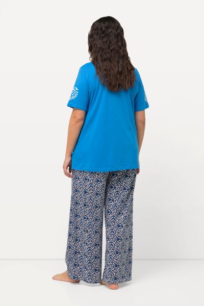 Floral Damask Pajama Set