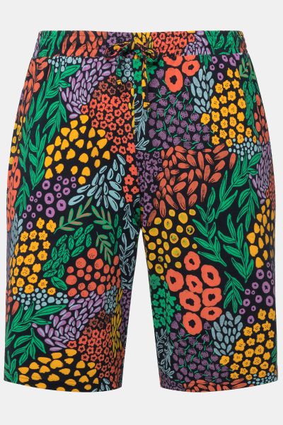Eco Cotton Colorful Floral Pajama Shorts