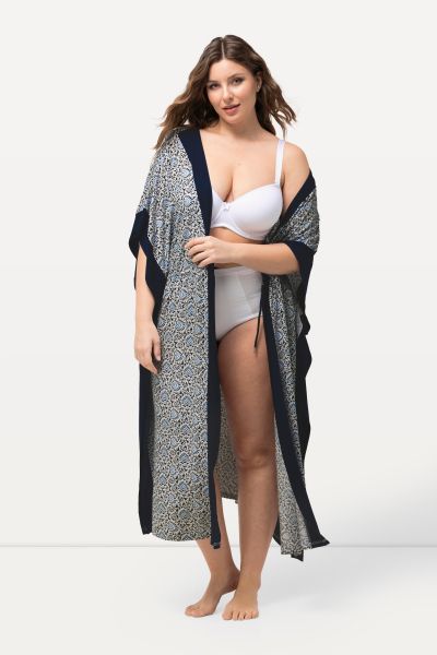 Floral Print Extra Long Lounge Robe