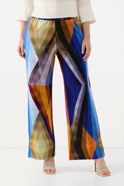 Панталон с геометричен мотив