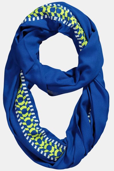 Embroidered Infinity Scarf