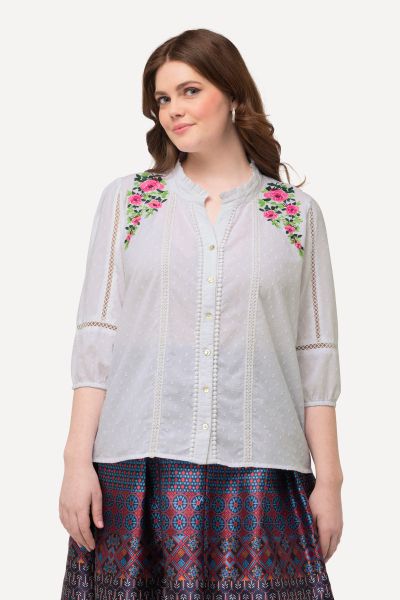 Блуза с флорален мотив