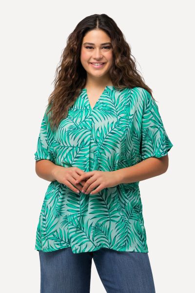 Блуза с палмови листа