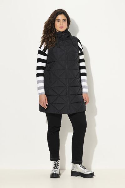 Longline Quilted Vest