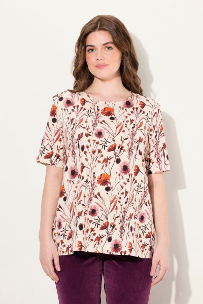 Eco Cotton Short Sleeve Floral Tee