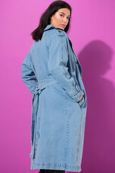 Denim Trench Coat