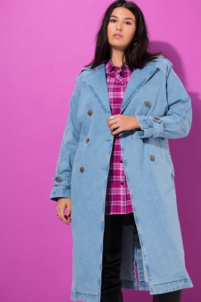 Denim Trench Coat