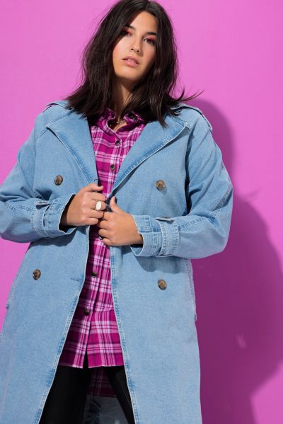 Denim Trench Coat