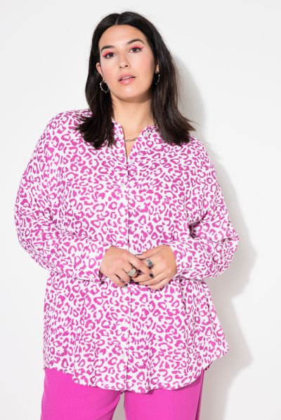 Muslin Leopard Print Blouse