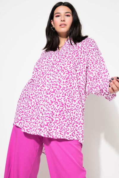 Muslin Leopard Print Blouse