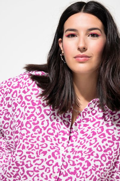 Muslin Leopard Print Blouse