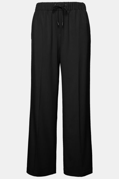 Wide Leg Elastic Waist Pants