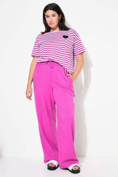 Wide Leg Elastic Waist Pants