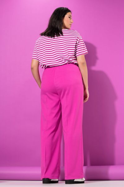 Wide Leg Elastic Waist Pants