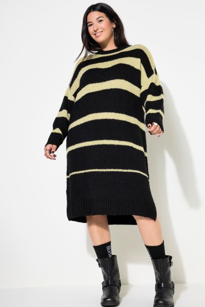 Block Striped Knit Dress