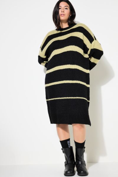 Block Striped Knit Dress