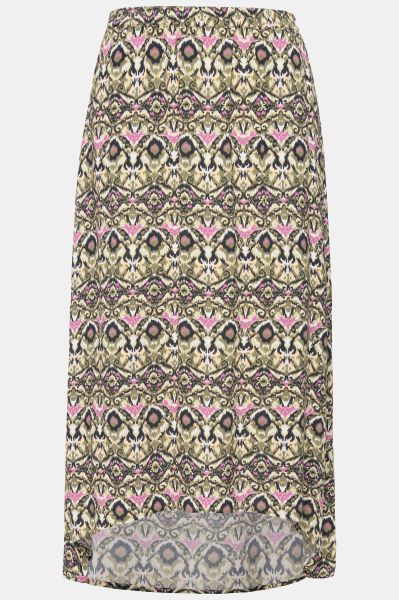 Ikat-Inspired Printed Skirt